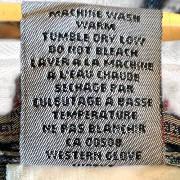 Silver Jeans Vintage Size 30 Button Fly Classic Straight Leg Denim - Picture 14 of 15